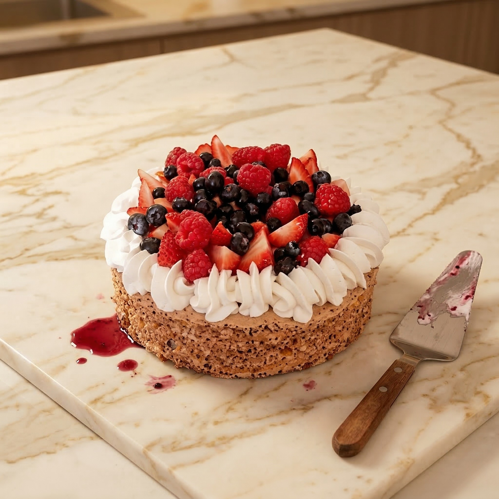 Mostachón Frutos Rojos